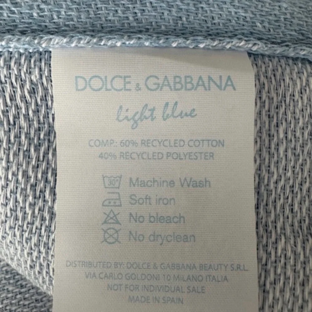 Dolce & Gabbana Light Blue towel